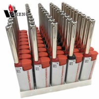 Vente en gros Briquet de barbecue électrique en plastique Briquet de cuisine coupe-vent à gaz Briquet de barbecue