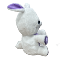 Peluche Lapin Violet Personnalisée OEM, Jouet en Peluche Doux, Poupée Lapin aux Longues Oreilles Rembourrée en Coton PP, Cadeau pour Enfants, Fournisseur en Gros
