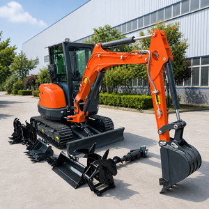 LIVRAISON GRATUITE Mini-excavatrice de 3,5 tonnes CE EPA, excavatrice sur chenilles, moteur Kubota, excavatrice agricole de 1 tonne, 2 tonnes, excavatrice - Product Image 6