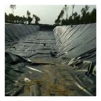 الصين البلاستيك خزان لتربية الأسماك بركة بطانة 0.5 مللي متر Hdpe بطانة Hdpe أسود لفات غشاء أرضي للاسماك الروبيان الزراعة