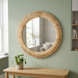 CRAFT INDIA OVERSEAS Brass Art Deco Style Handmade Eco-Friendly Decorative <b>Frame</b> Wall <b>Mirror</b> 5.0mm Thickness for Living Room - Product Image 1
