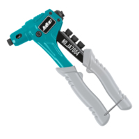 Pistolet à rivets manuel industriel JCTOP de qualité supérieure, kit d'outils de rivetage professionnel avec poignée en plastique et outils d'assemblage en aluminium