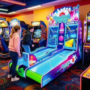 Machines de jeu d'intérieur à monnayeur, jeux de simulation de bowling pour fêtes, équipement de jeu électronique - Product Image 4