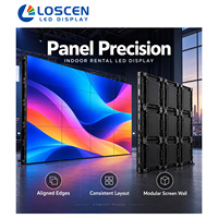 Écran LED de location intérieur P2.604 500x500mm avec panneau de maintenance avant et arrière pour la location AV et les événements