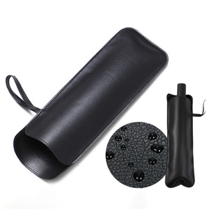 Le fabricant fournit des sacs de rangement pour parapluies en cuir, des sacs de rangement pour parapluies pliables imperméables à motif litchi, et des sacs de rangement simples. - Product Image 1