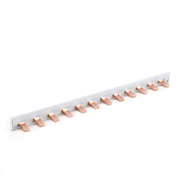 Disjoncteur C45 Bande de terminaison en cuivre Mcb/barre omnibus en cuivre 1P 100a barre omnibus en cuivre de type broche
