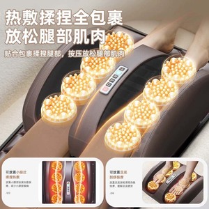 <b>Massage</b> Mattress With <b>Vibration</b> Heat Kneading For Neck Waist Legs <b>Back</b> Home Use PU Leather Rectangular Trapezoid Plug In - Product Image 5