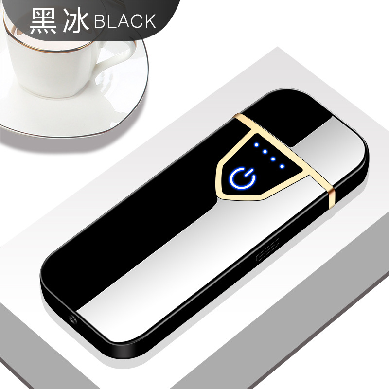 Хорошее качество креативный отпечаток пальца USB зарядка электрическая дуга электронная сигарета зажигалка с индивидуальными аксессуарами для курения