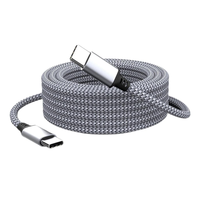 Kabel Data Taipuxi Grosir 1m 2m 3m 5m 8m 60w Pd Nylon Braided Usb Type C ke C Kabel Pengisian Cepat Berkualitas Tinggi untuk Mobil