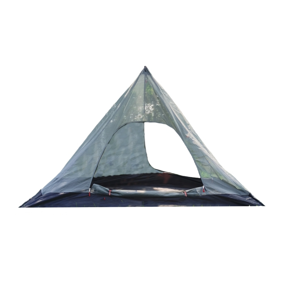 MCETO TX400PRO tenda piramida jala dalam 4 sudut tahan air ringan untuk kompor Teepee kanopi perlengkapan Bushcraft