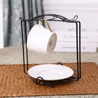 Porte-gobelets suspendu, support de rangement pour gobelets, étagère à gobelets en fer, support pour comptoir de cuisine, présentoir en acier