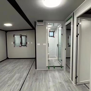 Casa Contenedor Expandible <span class=keywords><strong>de</strong></span> Dos Pisos <span class=keywords><strong>de</strong></span> Acero Galvanizado Boda con Ducha y Baño, Villa Personalizada <span class=keywords><strong>de</strong></span> 40 pies para Uso en Hoteles/Escuelas en Venta - Product Image 5