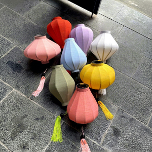 Handmade <b>Silver</b> <b>Lanterns</b> Colorful Traditional Chinese Style Eco-Friendly Natural Home Decoration Multicolor Tassel Decor - Product Image 1