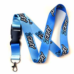 Custom Sublimation Logo Polyester <b>Lanyards</b> with Hook Free Sample Bulk Sport Neck Strap <b>for</b> Medal & <b>Keys</b> - Product Image 1