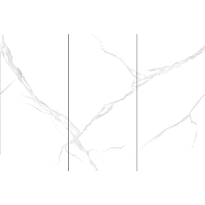 120x240cm màu trắng sang trọng Matte Đá Cẩm Thạch đá 9mm Độ dày thiêu kết sứ slab sàn trong nhà gạch — ảnh 1
