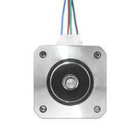 Moteur pas à pas hybride Nema17 42mm 42BYGH24VDC DC 24V 2 phases, arbre de 8,0 mm, couple de 1,0 Nm, courant de 1,2 A pour contrôle de machine CNC