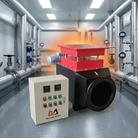 Calentador de conducto de aire eléctrico Industrial con aletas personalizadas, soplador de aire