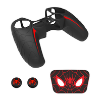 Coque en silicone antidérapante pour manette PS5, housse de protection anti-transpiration pour manette Playstation 5, accessoires de jeu