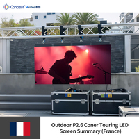 Écran LED extérieur Canbest 3.91mm 2.6mm étanche pour location, affichage vidéo SMD, scène, événement, panneaux LED, écran LED extérieur P3.9