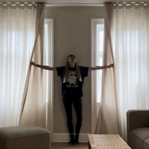 Cortinas Translúcidas de Tul Plisadas y Bordadas para Dormitorio u Oficina, Diseño Moderno y Elegante - Product Image 4