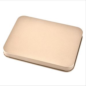 10 इंच सोने का आयताकार धातु कार्बन स्टील डिस्पोजेबल गैर-स्टिक बेकिंग ट्रे केक मोल्ड चावल रोल के लिए - Product Image 5