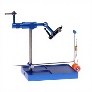 Étau <span class=keywords><strong>de</strong></span> montage <span class=keywords><strong>de</strong></span> mouches rotatif en alliage d'aluminium et acier inoxydable, outil <span class=keywords><strong>de</strong></span> pêche à la mouche pour la pêche en ruisseau, équipement <span class=keywords><strong>de</strong></span> fabrication d'appâts artificiels - Product Image 3