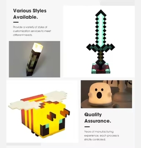 Thay đổi chai thuốc ngọn đuốc mô hình quà Tặng cây leo đêm đèn 2025 thế giới của tôi xung quanh khoan quặng đèn màu - Product Image 5