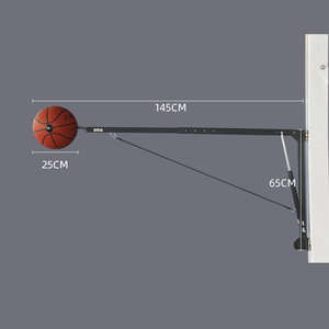 Equipo de Entrenamiento de Baloncesto <span class=keywords><strong>Gaia</strong></span> Sport 2024, Corrector de Postura de Tiro de Baloncesto de Metal Negro - Product Image 5