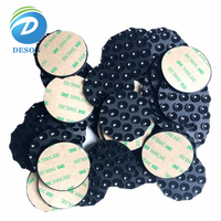 Deson Tapis à ventouse en silicone 24 tasses antidérapant personnalisé Support pour téléphone portable Ventouse en silicone
