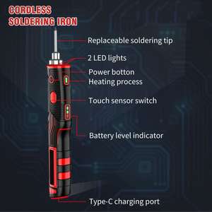 Portable bricolage Mini Kit de <span class=keywords><strong>fer</strong></span> à <span class=keywords><strong>souder</strong></span> sans fil batterie au Lithium à chaleur rapide Rechargeable coupe chaud <span class=keywords><strong>fer</strong></span> à <span class=keywords><strong>souder</strong></span> - Product Image 5