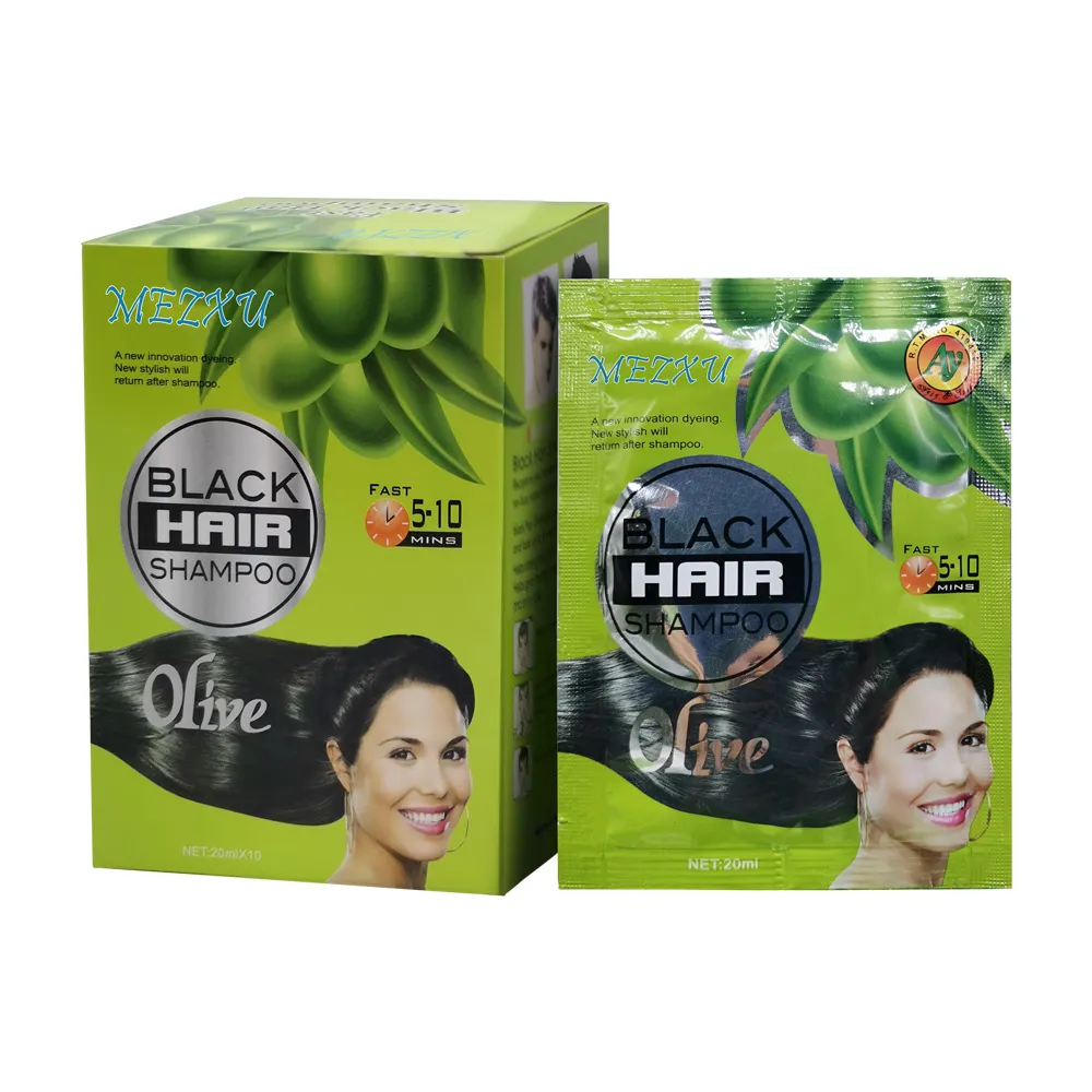 Private Label Organic Haarfarbe Shampoo schnell und einfach zu verwenden 15 Minuten können die Farbe besitzen, die Sie wollen und glänzendes Haar