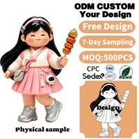 Figura de acción de PVC personalizada de fábrica Weimeitoy, figura de vinilo de dibujos animados para niña, ODM 1/6, figura de acción de PVC, material de resina de vinilo, juguete IP