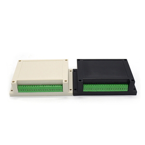 With Terminal Block <b>Plastic</b> Din-Rail <b>Enclosure</b> for Electronic Pcb Junction Control Boxes - Product Image 1