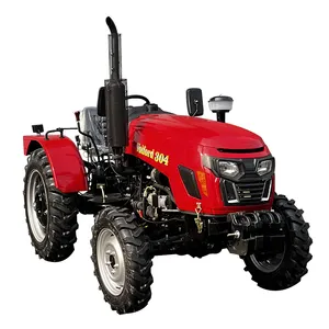 Gemakkelijk Te Onderhouden Reserve Perts 30pk 4wd Wheel Farm Tractor Rode Mini Tractor Met Grasmaaier