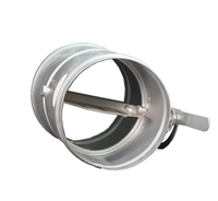 Amortisseur de volume motorisé rond pour ventilation CVC pour conduit d'air