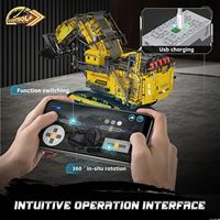 Yeni Neavy ABS Plastik Kamyonlar Mobil Uygulama 2.4G Kontrollü DIY Montaj 4767 Parça Tuğla 1:20 Ölçekli Yapı Taşları Setleri 14 Yaş ve Üzeri İçin