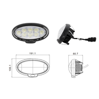 Lampe de travail pour tracteur à faisceau large ECE R10, agriculture, 40W LED, pour John Dee-re C-A-S-E