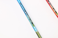 Raquette de badminton professionnelle en acier, légère, de haute qualité, couleur personnalisable, pour joueurs avancés, entraînement en salle/extérieur