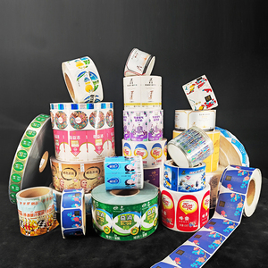 Phản Quang Vinyl Bọc Tùy Chỉnh Nhãn Giá Tốt Nhất Vàng Lá Dập Sữa Tươi Chai Lớn Dán Mã Thanh Nhãn Cuộn Tấm - Product Image 6