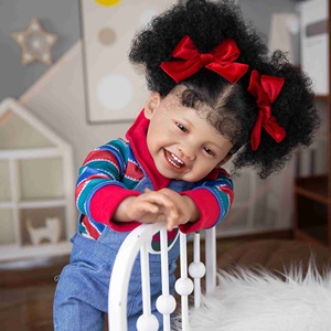 Full Body Poupe Newborn Realistic Boneca Bebe African <strong>Real</strong> Life <strong>Like</strong> Original Black Reborn <strong>Dolls</strong> - Product Image 4