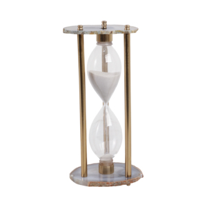 Clessidra Decorativa in Vetro con Sabbia per Casa, Ufficio, Scrivania, Soggiorno, Decorazione per Scaffali - Product Image 1