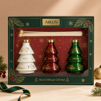 AIKUN - Difusor de Fragancia para el Hogar, Sin Alcohol, con Logotipo Personalizado, en Caja de Regalo Navideña de Lujo, Venta al Por Mayor, MOQ Bajo, para Compras de Marca