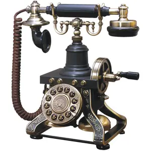 Retro Phone 1892 The EIFFEL Tower Antique Telephone Old Fashioned Corded Telephone