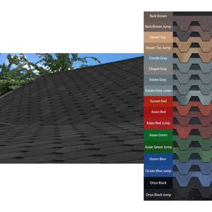 Fabricant fournissant des tuiles en pierre revêtues <span class=keywords><strong>d</strong></span>'une surface multicolores résistant à la grêle, <span class=keywords><strong>type</strong></span> mosaïque, bardeaux <span class=keywords><strong>d</strong></span>'<span class=keywords><strong>asphalte</strong></span> pour l'extérieur - Product Image 5