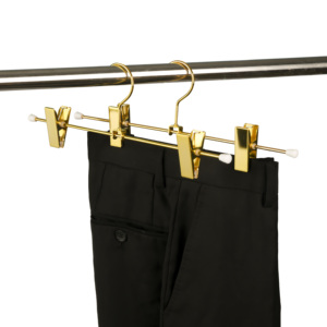 Oro <span class=keywords><strong>Ottone</strong></span> Antico del Metallo Abbigliamento Indumento Mutanda del Cappotto oro cappotto di metallo grucce per i vestiti - Product Image 5