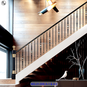Barandilla <span class=keywords><strong>de</strong></span> escalera <span class=keywords><strong>de</strong></span> aluminio fundido <span class=keywords><strong>de</strong></span> diseño antiguo moderno, barandilla decorativa para cubierta y suelo <span class=keywords><strong>de</strong></span> Villa interior - Product Image 1