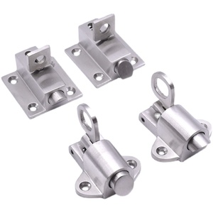 Loquet à ressort en acier inoxydable 304, à montage encastré, pour porte, à fermeture automatique, verrou de fenêtre suspendu - Product Image 1