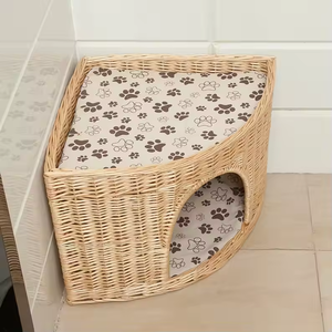 JY, Новое поступление, плетеное вручную плетеное деревянное домашнее животное, кошачий домик, кошачий домик-четыре сезона для домашних животных, кроватка для маленьких животных - Product Image 1