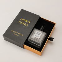Vente en gros de flacons de parfum vides en verre carrés plats de haute qualité de 30 ml, 50 ml, 100 ml avec boîte, impression sérigraphique, pulvérisateur à pompe