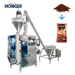 <b>Fully</b> <b>Automatic</b> Three-Side Seal Powder Packaging <b>Machine</b> with Screw Elevator for Packaging <b>Coffee</b> Powder and Cocoa Powder - Product Image 2